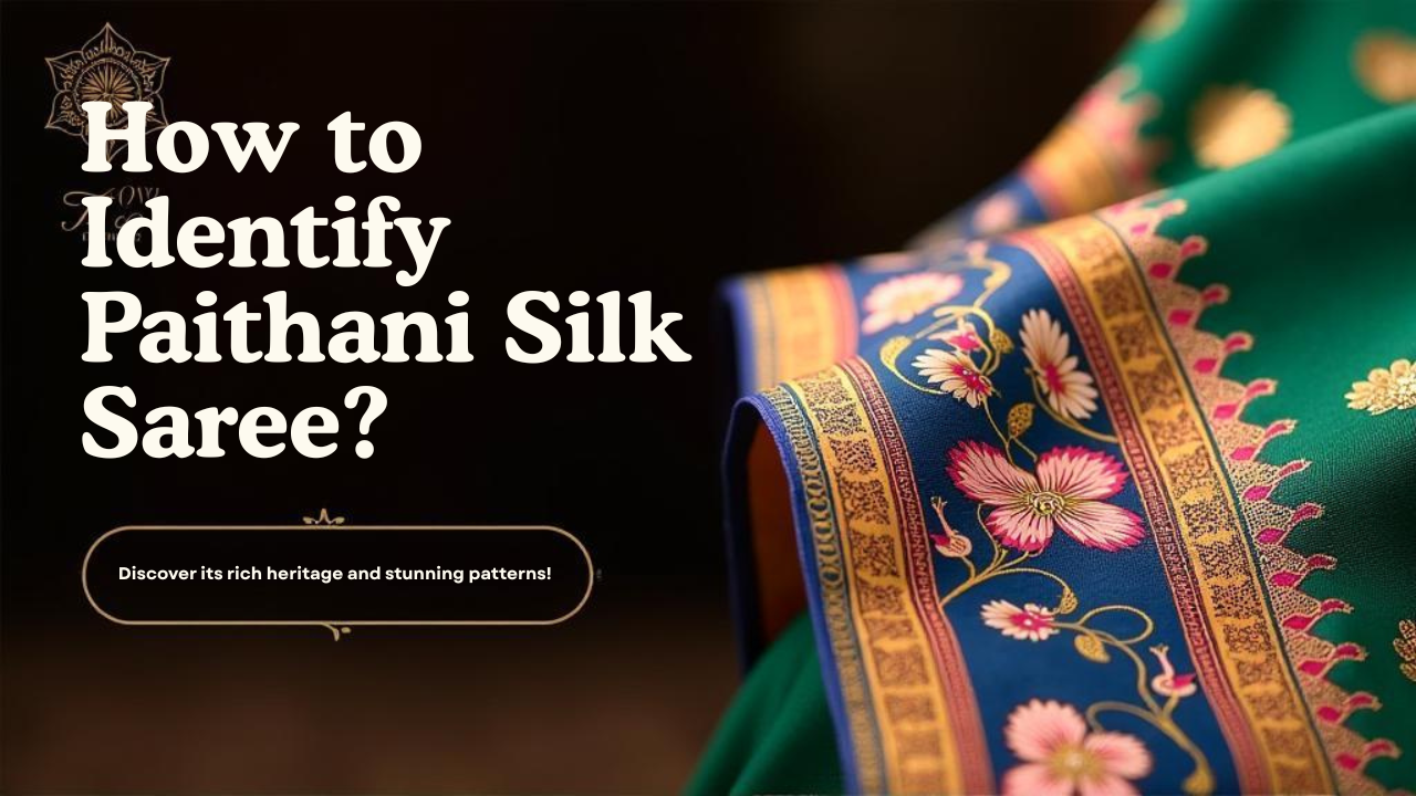How to identify Paithani silk saree?